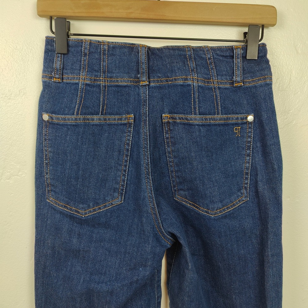Anthropologie Pilcro Jeans Women 25 Blue High Rise‎ Straight Relaxed Trouser - Picture 9 of 14